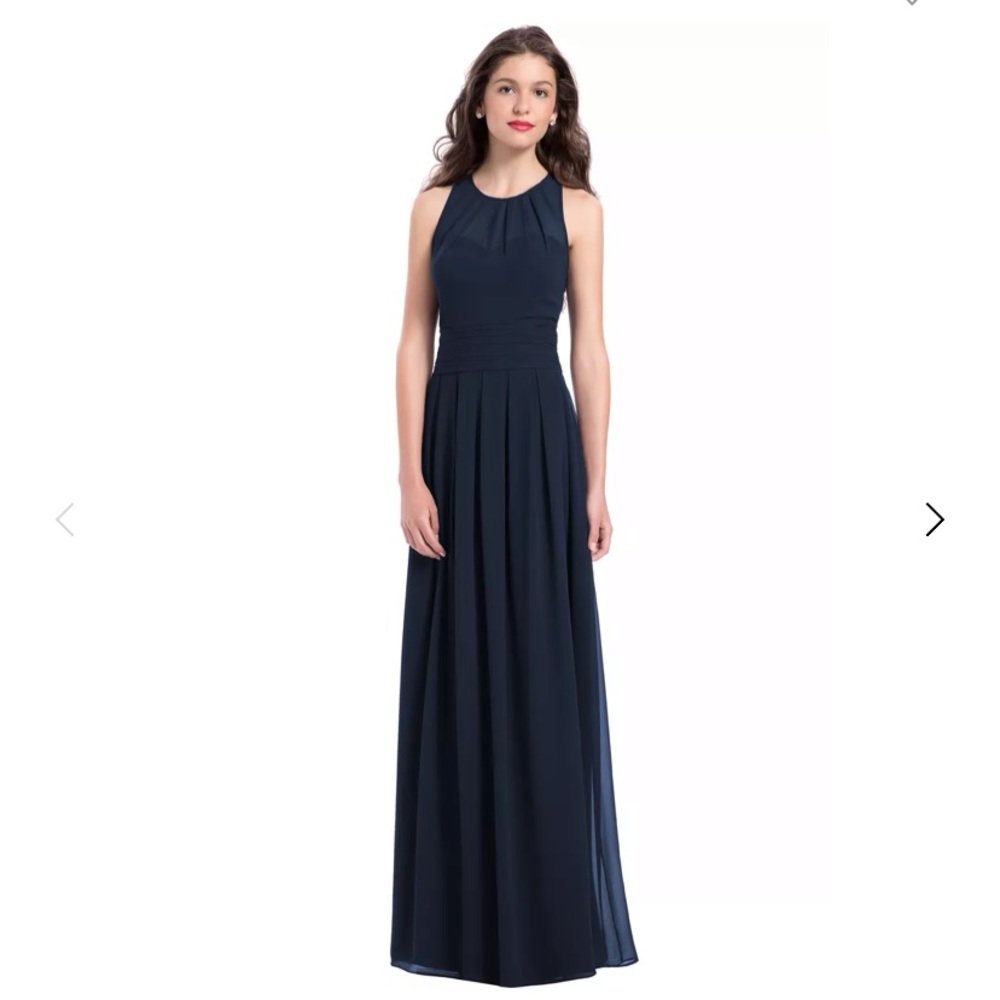 Bill Levkoff Navy Bridesmaid Gown. Size 16. NWT. Style 1165